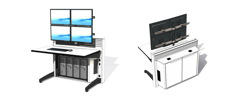 監(jiān)控指揮室操作臺樣式圖片